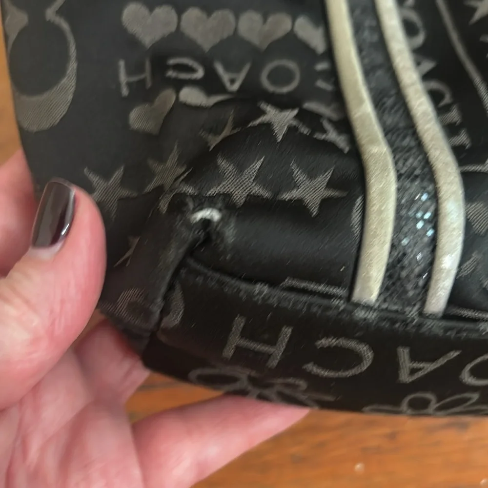 COPY - Coach Black Tote Bag with Metallic Accents - Picture 17 of 17